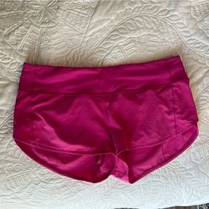 Lululemon Speed Up Short Sonic Pink